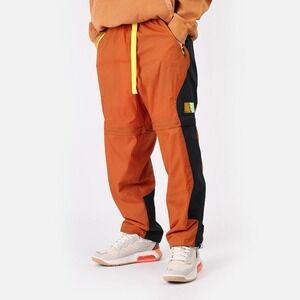 Jordan 23 Engineered Convertible Track Pants Men's XXL Orange Black Yellow NWT